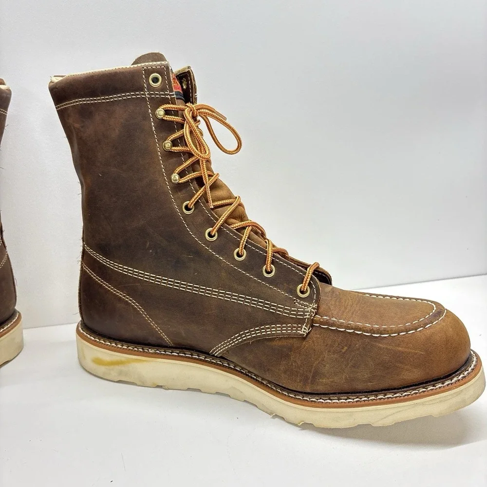 Thorogood Men's American Heritage Steel Toe Work Boot Size 14 EE Crazy Horse USA